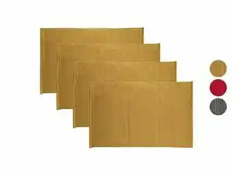 Lidl Livarno Home Set van 4 placemats aanbieding