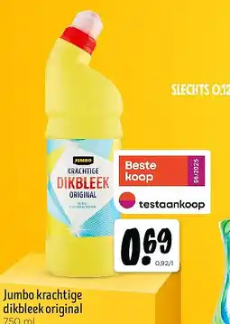 Jumbo Jumbo krachtige dikbleek original aanbieding