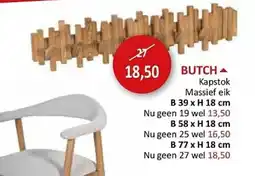 Weba BUTCH Kapstok Massief eik aanbieding