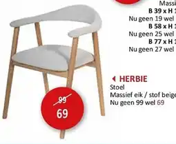 Weba HERBIE Stoel aanbieding