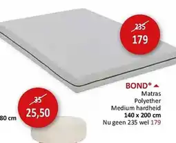 Weba BOND* Matras Polyether aanbieding