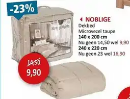 Weba Noblige Microvezel taupe aanbieding