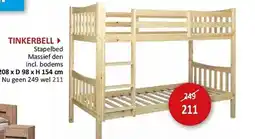 Weba TINKERBELL Stapelbed Massief den aanbieding