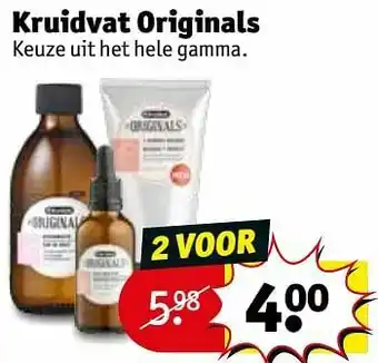 Kruidvat Kruidvat originals aanbieding