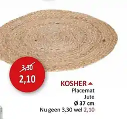 Weba KOSHER Placemat aanbieding