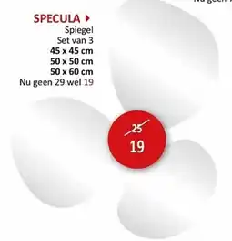 Weba Specula Spiegel aanbieding