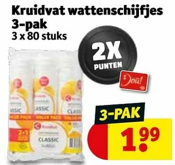 Kruidvat Kruidvat wattenschijfjes aanbieding