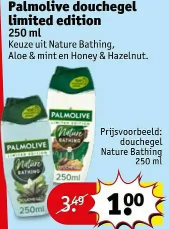 Kruidvat Douchegel nature bathing aanbieding