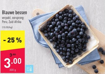 ALDI Blauwe bessen aanbieding