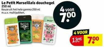 Kruidvat Le petit marseillais douchegel aanbieding