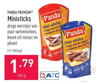 ALDI Panda Premium Ministicks aanbieding