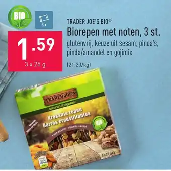 ALDI Trader Joe's Bio Biorepen met noten, 3 st. aanbieding