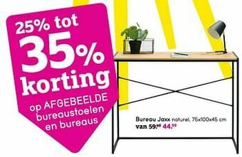 Leen Bakker Bureau jaxx aanbieding