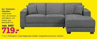 Leen Bakker Hoeksalon aberdeen aanbieding
