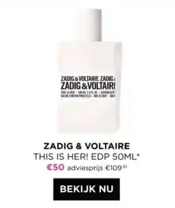ICI PARIS XL Zadig & voltaire aanbieding