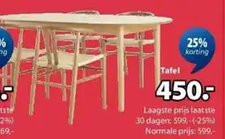 Jysk GUDERUP stoel aanbieding