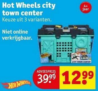 Kruidvat Hot wheels city town center aanbieding