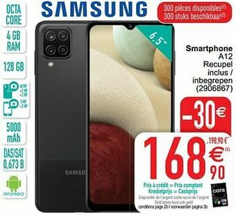 Cora Samsung smartphone a12 aanbieding