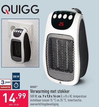 Quigg Verwarming met stekker