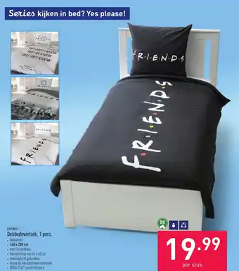 ALDI Friends Dekbedovertrek, 1 pers. aanbieding