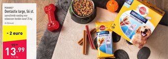 ALDI Pedigree Dentastix large, 56 st. aanbieding