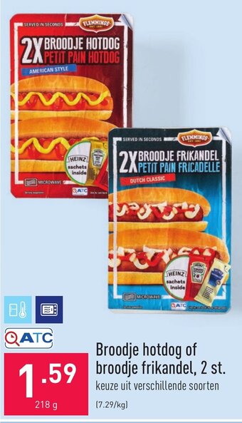 Broodje hotdog of broodje frikandel, 2 st.