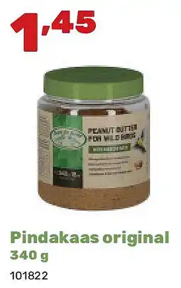 Happyland Pindakaas original 340 g aanbieding