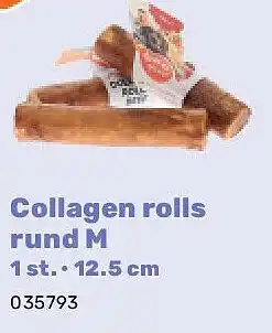Happyland Collagen rolls rund M 1 st. • 12.5 cm aanbieding