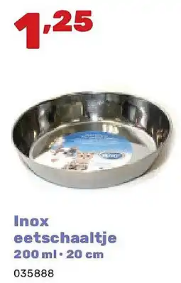 Happyland Inox eetschaaltje 200 ml • 20 cm aanbieding