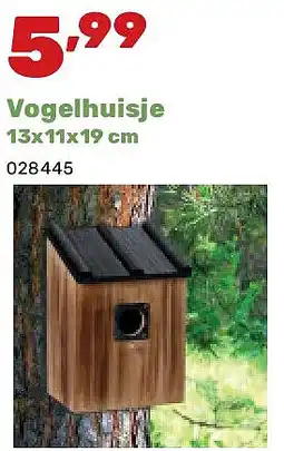 Happyland Vogelhuisje 13x11x19 cm aanbieding