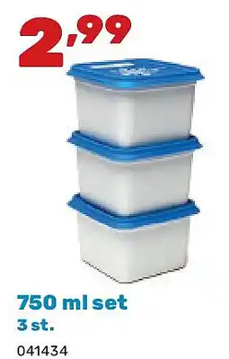 Happyland 750 ml set 3 st aanbieding