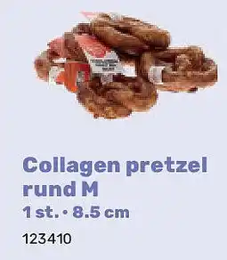 Happyland Collagen pretzel rund M 1 st. • 8.5 cm aanbieding