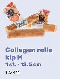 Happyland Collagen rolls kip M 1 st. • 12.5 cm aanbieding