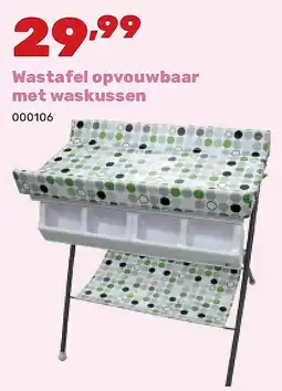 Happyland Wastafel opvouwbaar met waskussen aanbieding