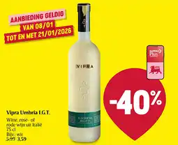 Delhaize Vipra Umbria I.G.T aanbieding