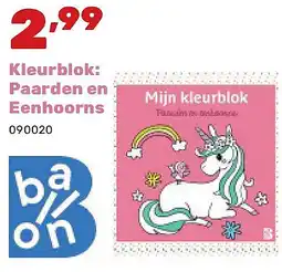 Happyland Kleurblok: Paarden en Eenhoorns aanbieding