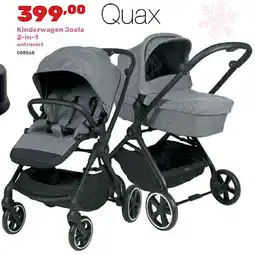 Happyland Kinderwagen Joela 2-in-1 antraciet aanbieding