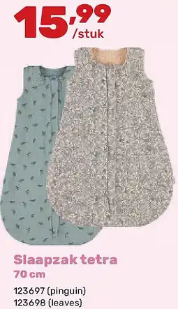 Happyland Slaapzak tetra 70 cm aanbieding