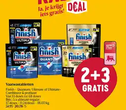 Delhaize Vaatwastabletten aanbieding