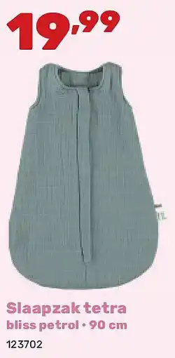 Happyland Slaapzak tetra bliss petrol • 90 cm aanbieding