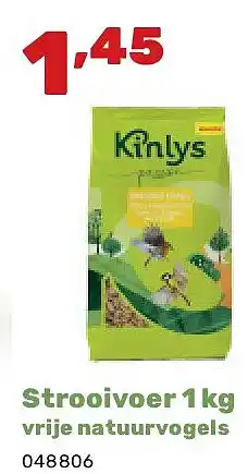 Happyland Strooivoer 1 kg vrije natuurvogels aanbieding