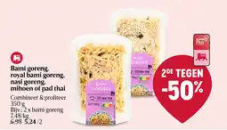 Delhaize Bami goreng, royal bami goreng, nasi goreng, mihoen of pad thai aanbieding