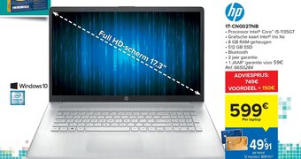 Carrefour Hp 17-CN0027NB aanbieding