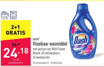 ALDI Dash Vloeibaar wasmiddel aanbieding