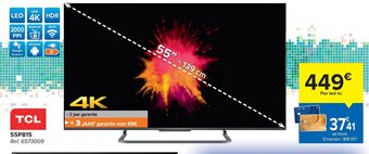 Carrefour TCL 55P815 aanbieding