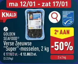 ALDI Golden seafood verse zeeuwse super mosselen aanbieding