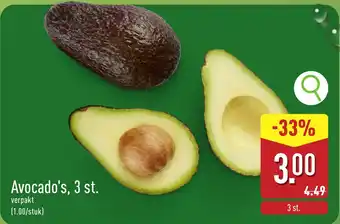 ALDI Avocado's aanbieding
