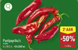 ALDI Puntpaprika's aanbieding