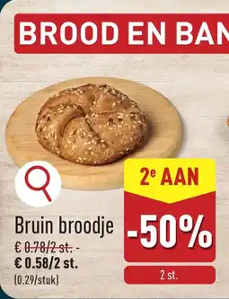 ALDI Bruin broodje aanbieding