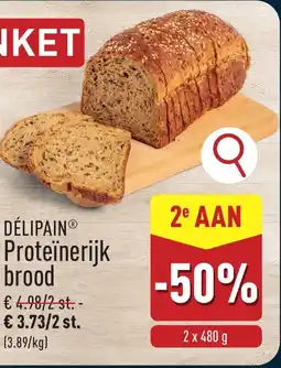 ALDI Délipain proteïnerijk brood aanbieding